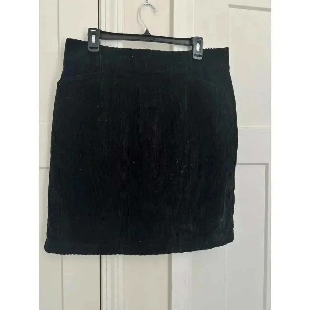 EDDIE BAUER CORDEROY KNEE LENGTH PENCIL SKIRT SIZE 16